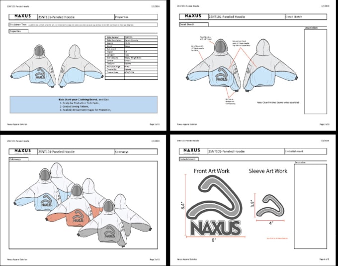 Bestseller - do fashion apparel and clothing tech pack flat sketches and technical drawing