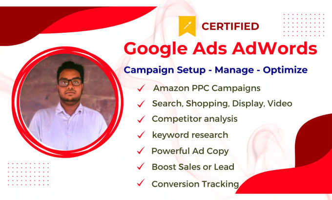 Gig Preview - Setup google ads adwords PPC campaigns