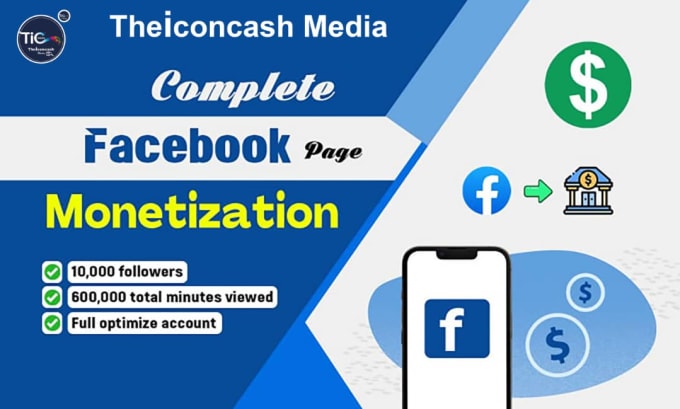 Gig Preview - Complete facebook page monetization criteria organically