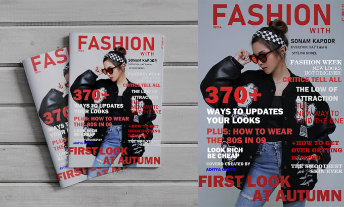 Gig Preview - Design engaging magazine cover, magazine layout, magazine ad