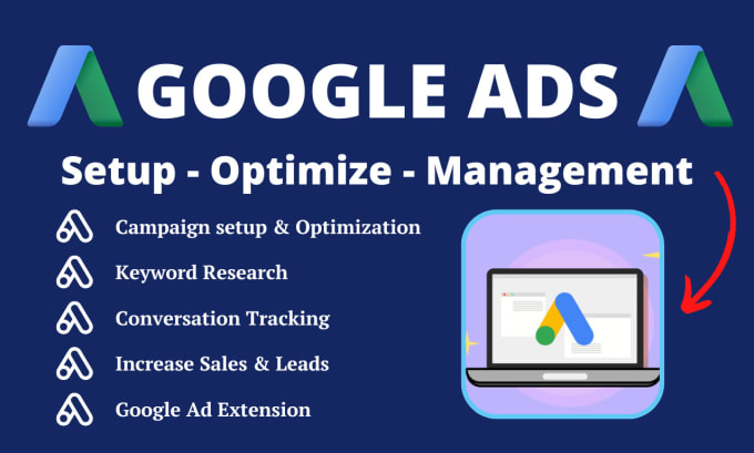 Gig Preview - Do professional google ads campaign setup and ppc management