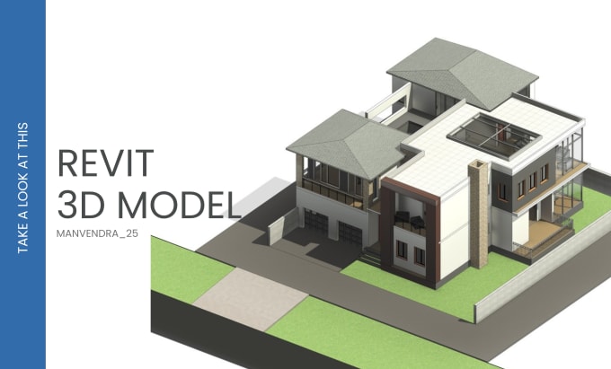 Gig Preview - Design 2d floor plan, elevation,section, 3d, bim revit model