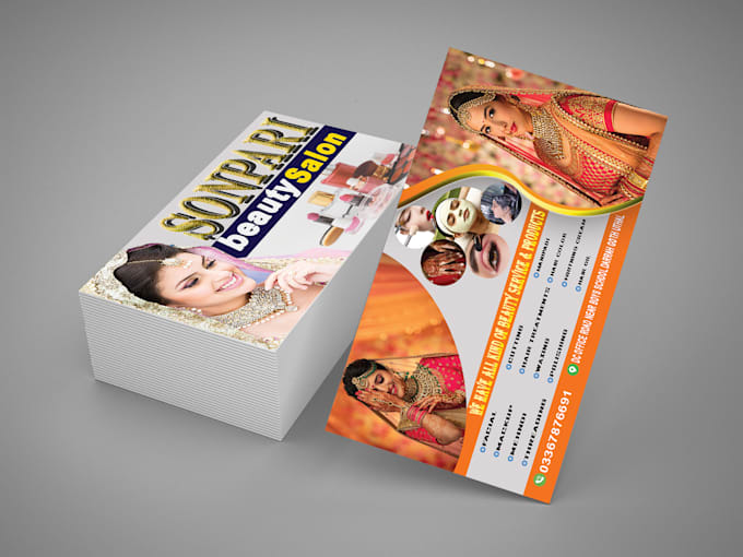 Gig Preview - Design professional business cards birthday cards for you