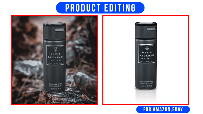 Gig Preview - Amazon product photography editing remove object in photoshop