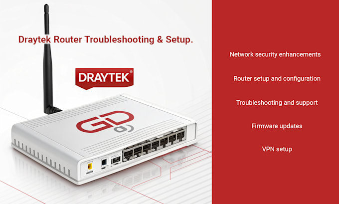 Gig Preview - Do any work related draytek routers