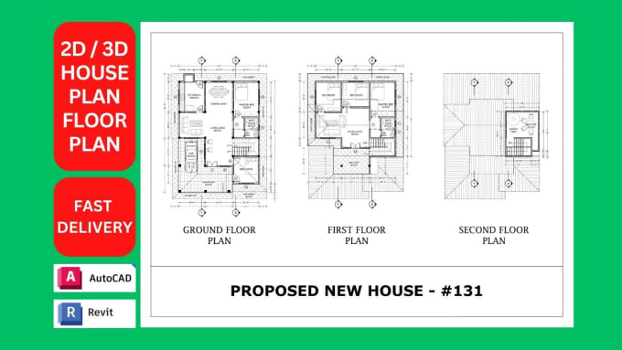 Gig Preview - Design and draft architectural 2d and 3d floor,house plans