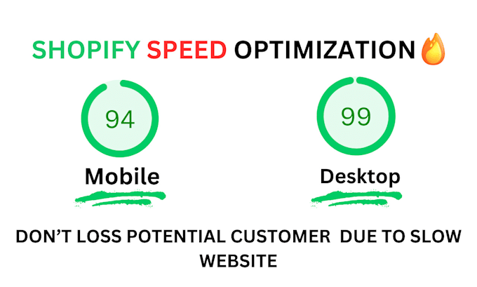 Gig Preview - Optimize your shopify speed and mobile performance