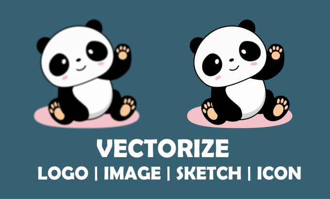 Gig Preview - Do vector tracing redraw sketch modify any logo image and convert to vector