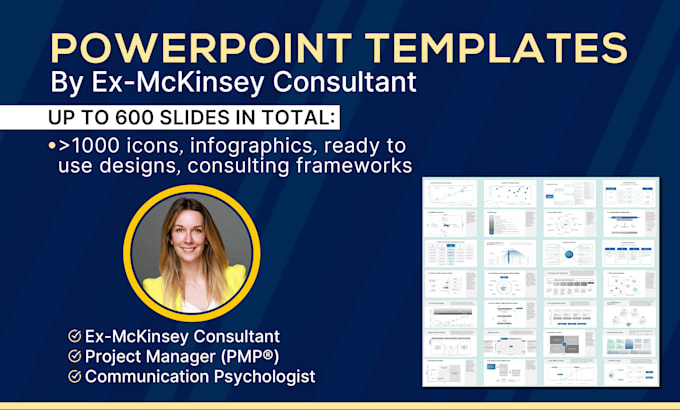 Gig Preview - Share powerpoint templates as ex mckinsey