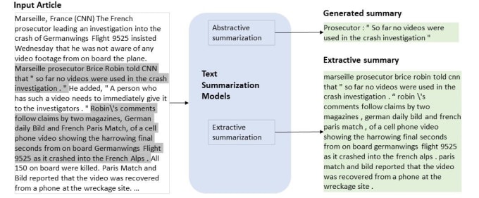 Gig Preview - Do summarization of text from pdf or blog post