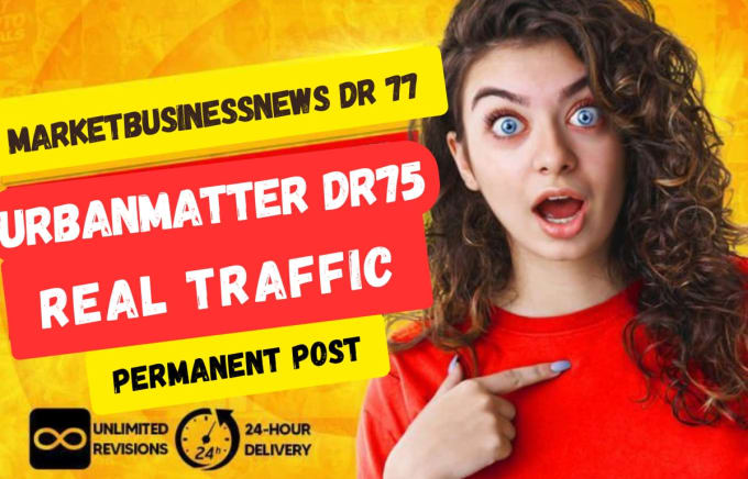 Gig Preview - Publish high quality guest posts on marketbusinessnews dr77 and urbanmatter dr75