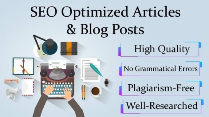 Gig Preview - Draft engaging blog posts and SEO optimized content