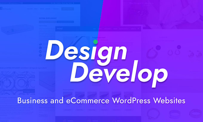 Gig Preview - Develop a professional wordpress website for your business