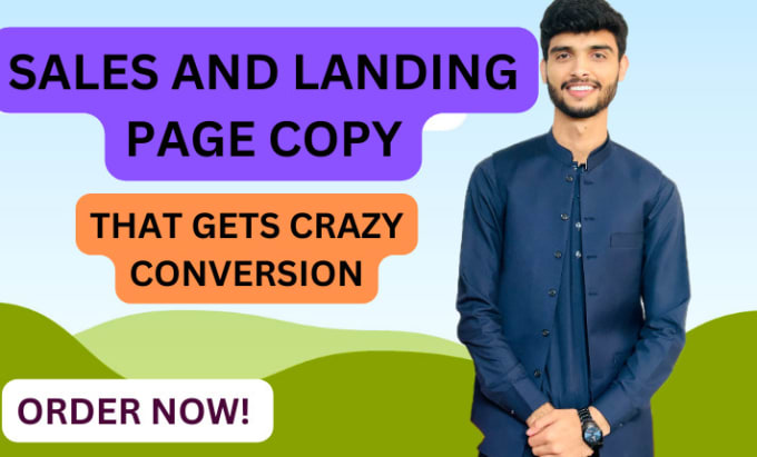 Gig Preview - Do compelling sales page copy, landing page copy, and copywriting