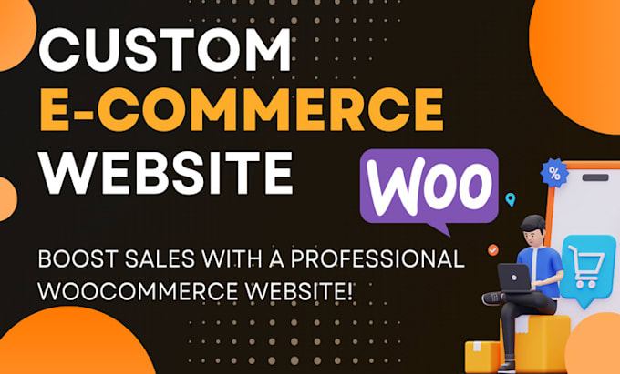 Gig Preview - Create a professional ecommerce website using woocommerce