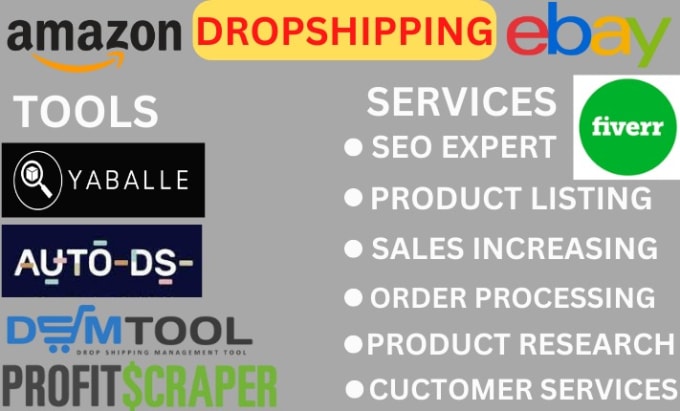 Gig Preview - Do amazon to ebay dropshipping top selling products