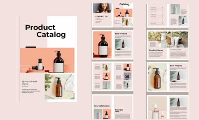 Gig Preview - Design digital product catalogue, fashion catalog look book, line, sale sheet