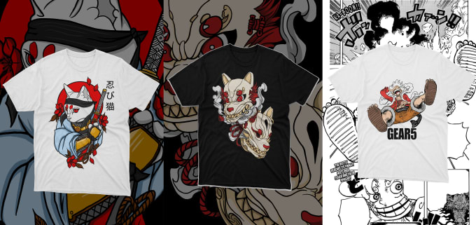 Gig Preview - Create digital printing illustration designs on tshirt and hoodie merchandise