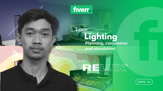 Gig Preview - Lighting  relux calculation and simulation