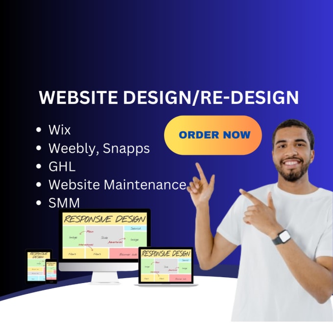 Gig Preview - Design your website on snapps, ghl, wix,