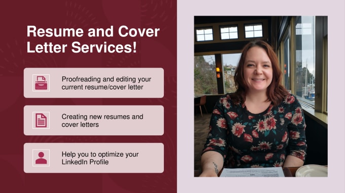 Gig Preview - Help you proofread or create your resume and cover letter