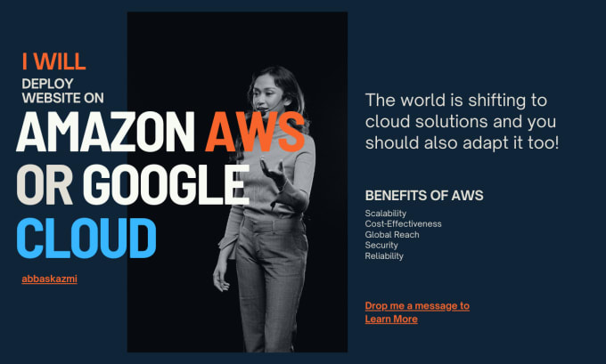 Gig Preview - Deploy your website or app on AWS, google cloud, azure