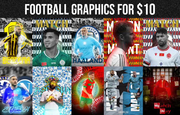 Gig Preview - Make football or soccer graphics for you