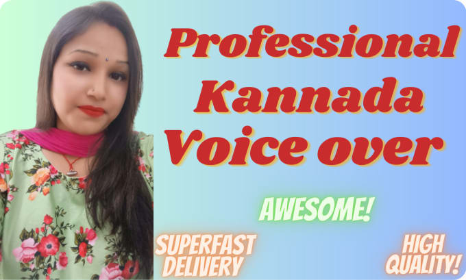 Gig Preview - Be your professional kannada voice over and dubbing artist