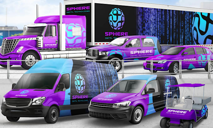 Gig Preview - Make eye catching your car and vehicle wrap design