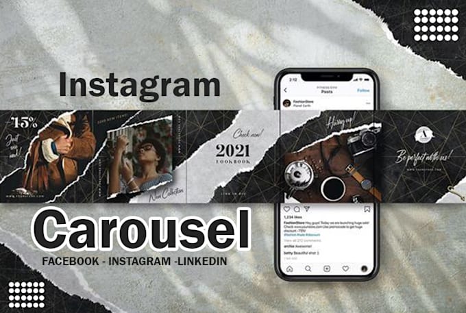 Gig Preview - Design creative instagram carousel post, facebook ads, story, banner ads, design