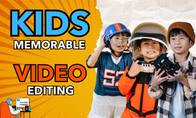 Gig Preview - Provide kids youtube video editing with motion graphic skill