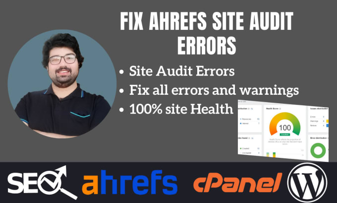 Gig Preview - Fix ahrefs site audit SEO errors