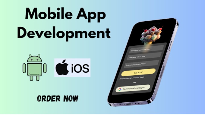 Gig Preview - Be your flutter mobile app developer for android and ios