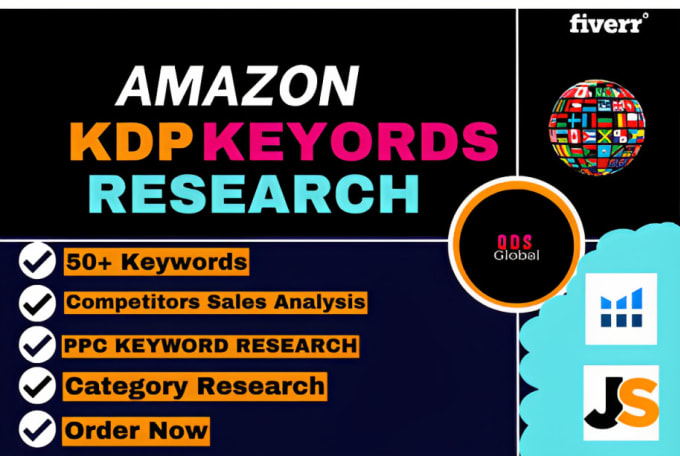 Gig Preview - Do advanced kdp keywords, niche, category research using helium 10