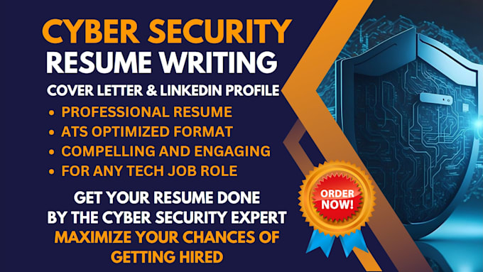 Gig Preview - Do expert cyber security resume writing for analyst job roles ats optimized