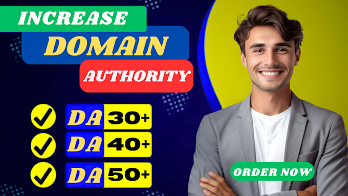 Gig Preview - Increase moz domain authority da up to 50 plus