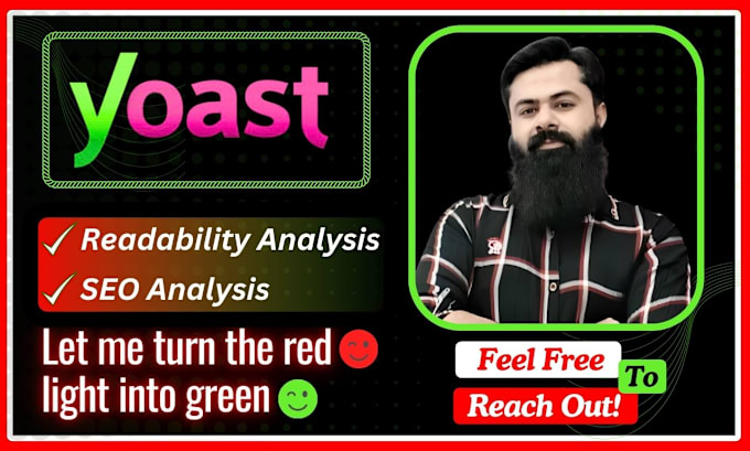 Gig Preview - Do yoast SEO for your bulk articles with green readability