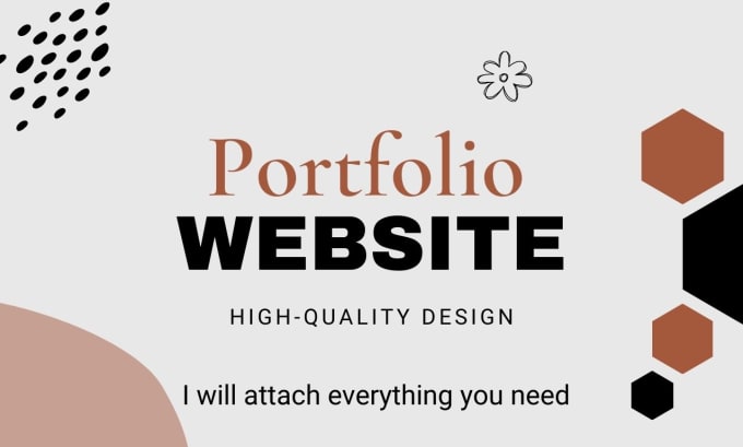 Gig Preview - Create a personal portfolio website or blog website using wordpress