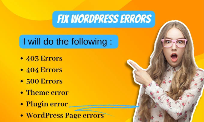 Gig Preview - Fix 403, 404, 500, 503, and critical errors in the wordpress website