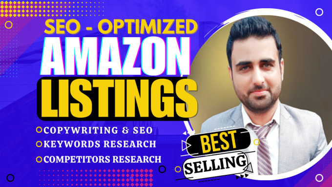 Gig Preview - Write amazon listing, highly converting SEO amazon product description