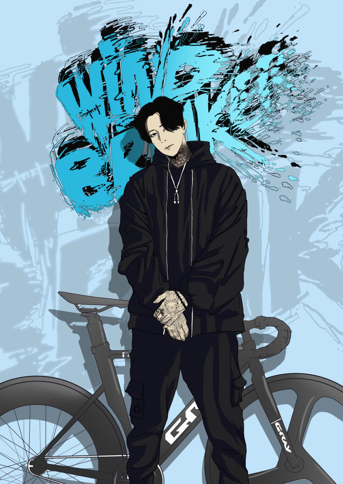 Gig Preview - Turn you into a windbreaker manhwa character