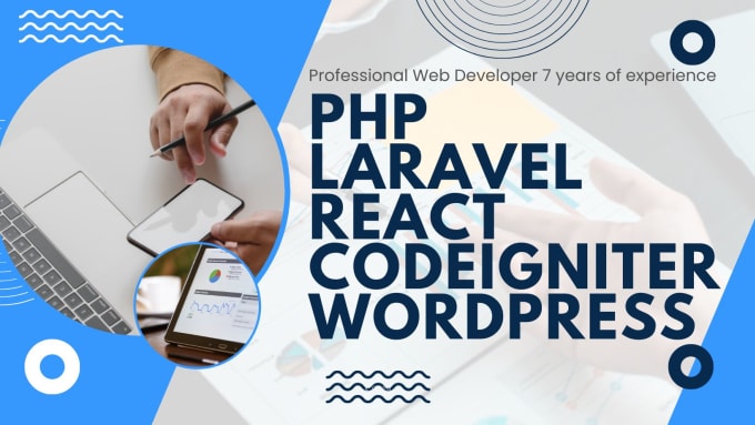 Gig Preview - Be experienced PHP laravel developer, custom web solutions, fast performance