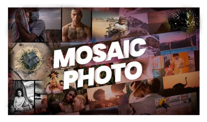 Gig Preview - Create mosaic slideshow and photo collage video slideshow