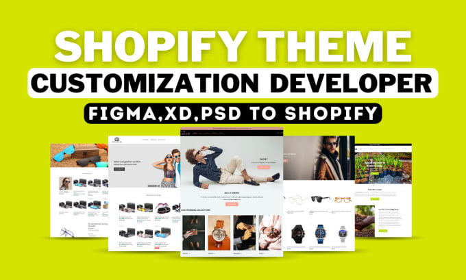 Gig Preview - Develop shopify custom theme for your shopify website