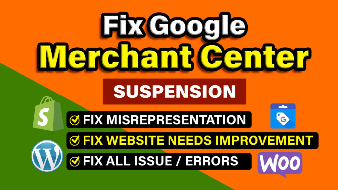 Bestseller - fix google merchant center suspension and approved merchant center