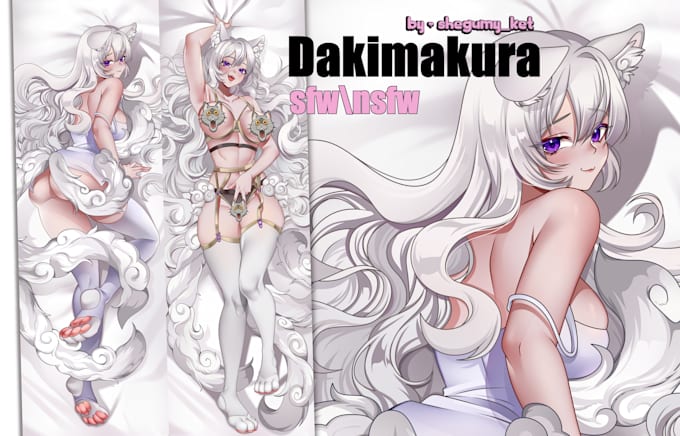 Gig Preview - Draw an anime dakimakura sfw or nsfw