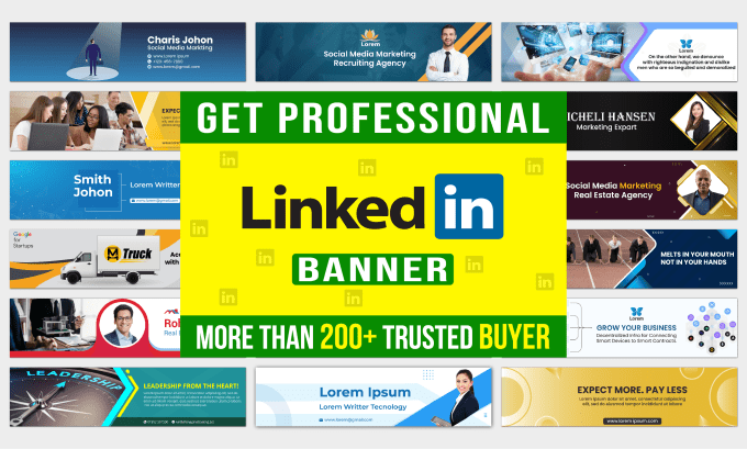 Gig Preview - Design linkedin banner, header for your business page or profile