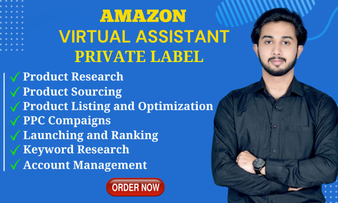 Gig Preview - Be your expert amazon fba virtual assistant, amazon fba private label expert