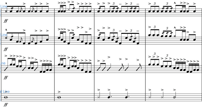 Gig Preview - Compose marching band movements, professional version