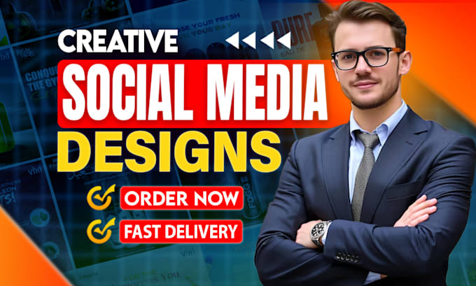 Gig Preview - Create social media designs , ad posts , banners